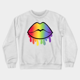 Rainbow Lips Crewneck Sweatshirt